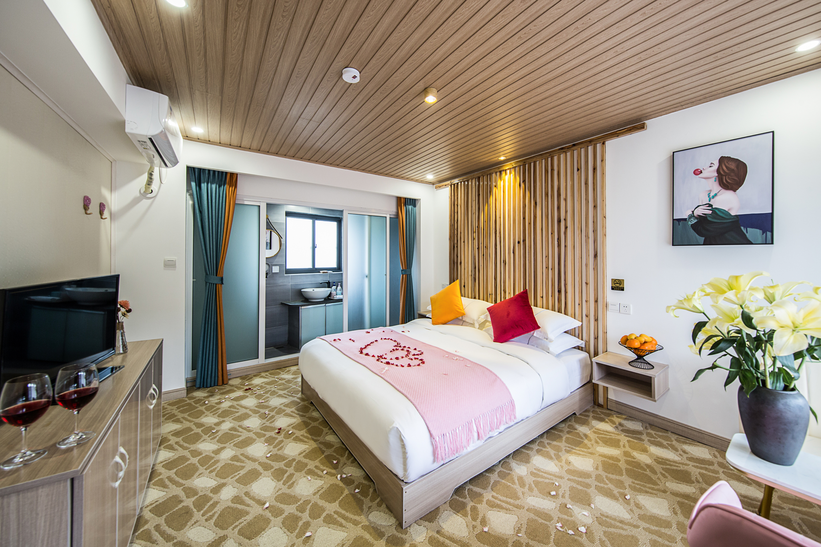 Yilan Xiao Zhu Cozy Double Bed Room