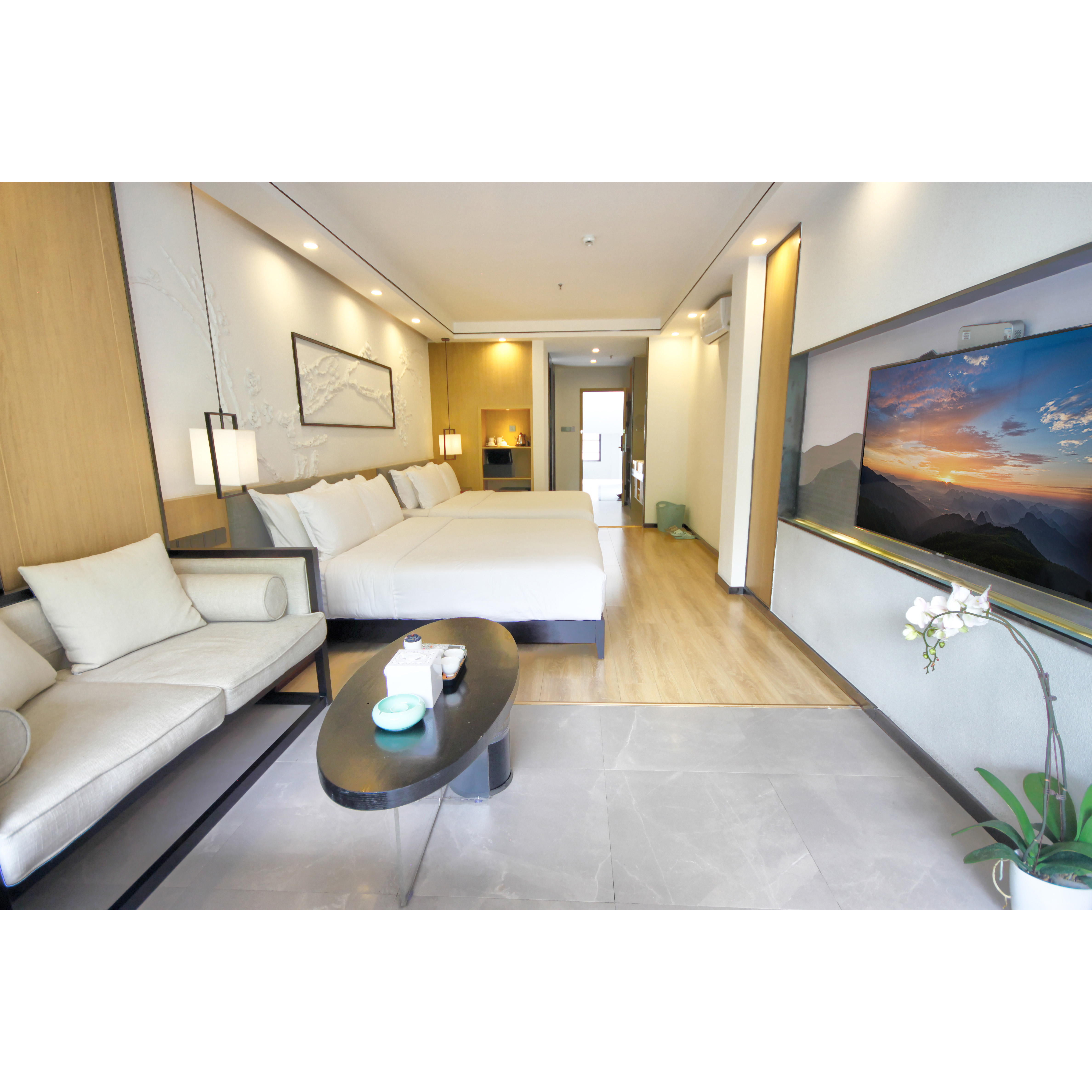 Shanshui Deluxe Standard Room With Scenic Balcony And Scenic Tub