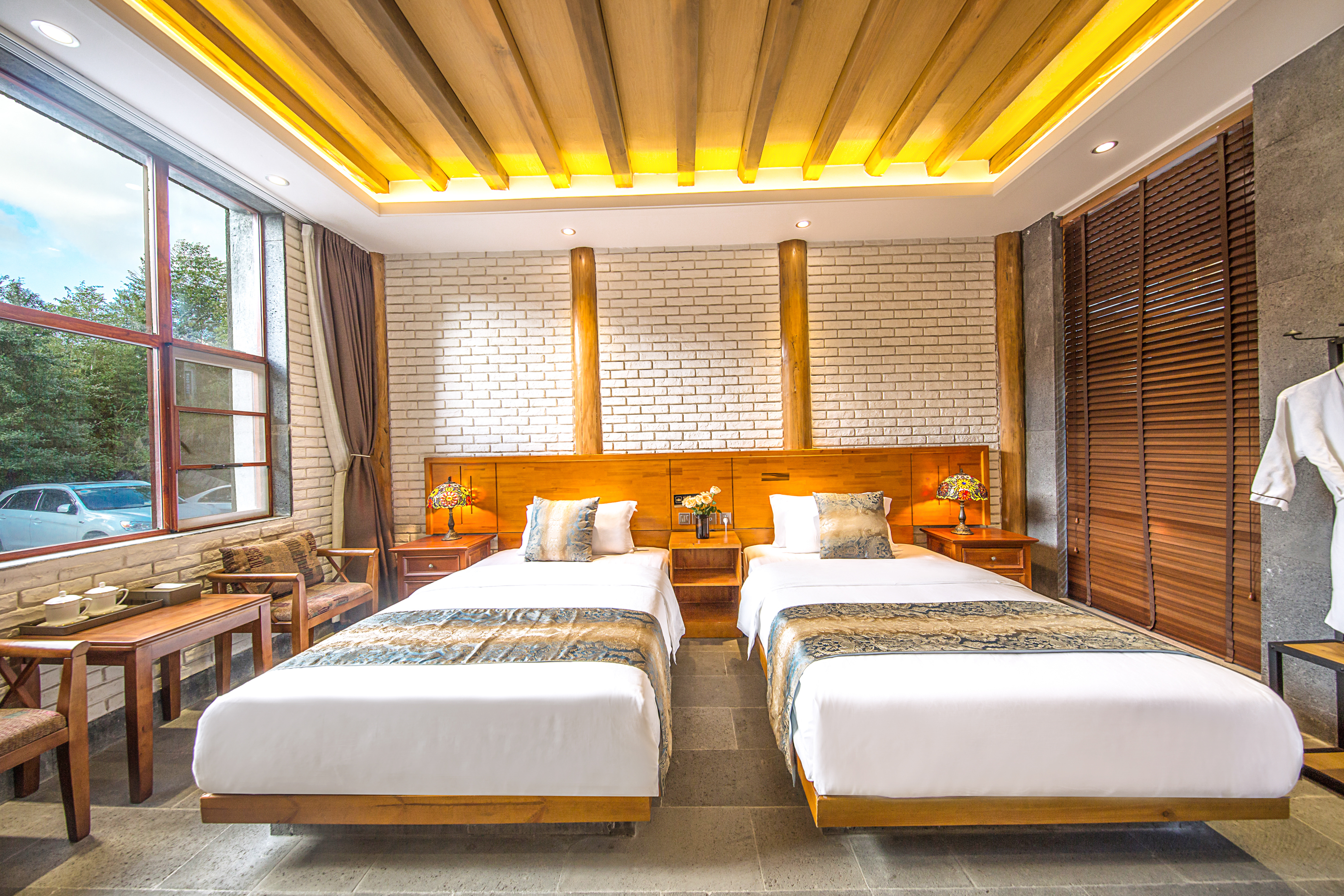 雲蔚-山景院景雙床房