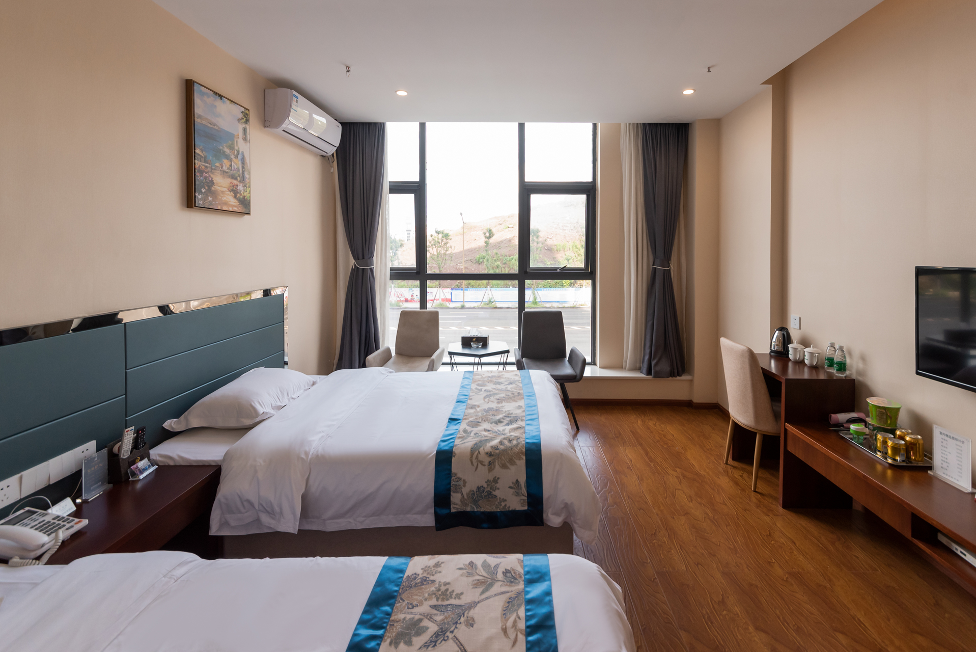 Zigong Hengrui Express Hotel (Zigong Vocational College Branch) Deluxe Room (2 beds)