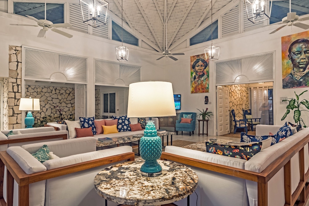 奢华别墅， 多张床， 无障碍， 海景