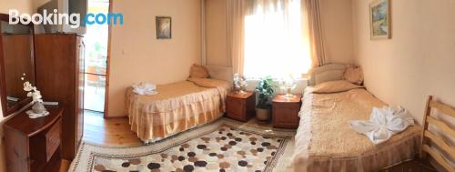 带浴室的双床房