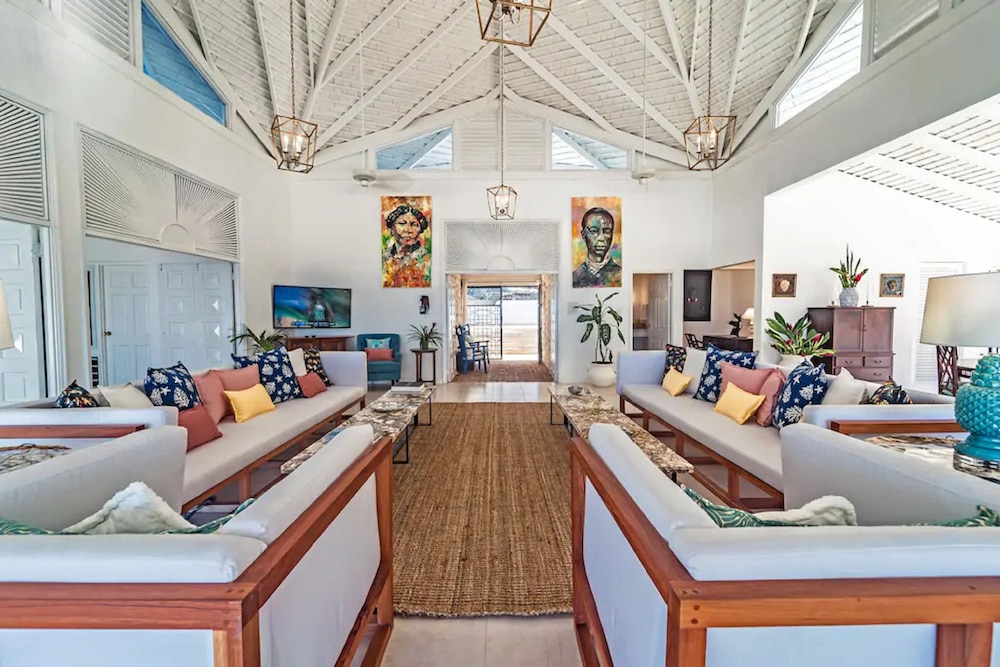 奢华别墅， 多张床， 无障碍， 海景