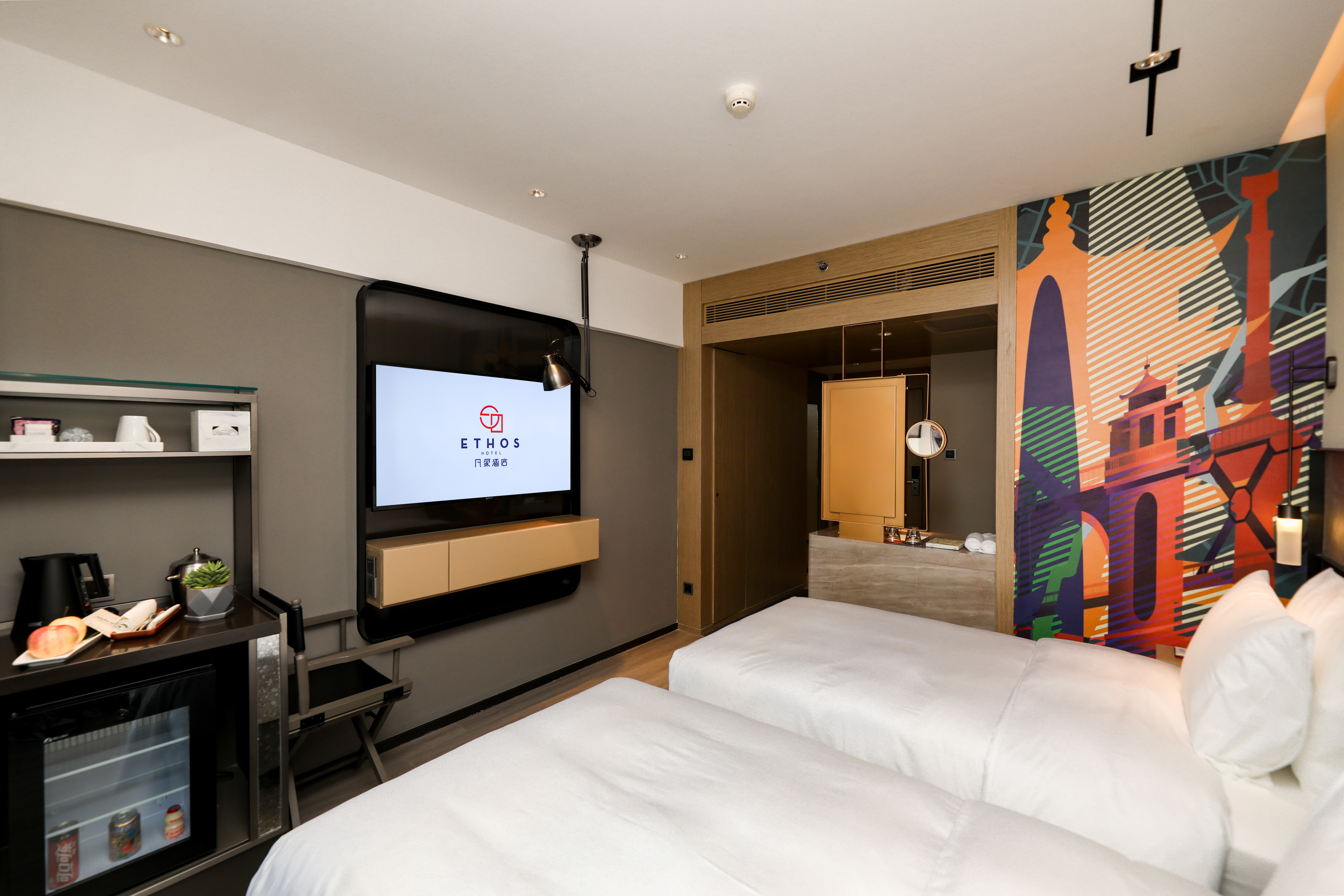 凡象双床房｜开放式阳台+智能投屏