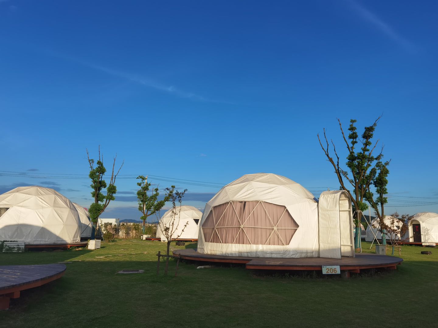 星空露營帳篷大床房