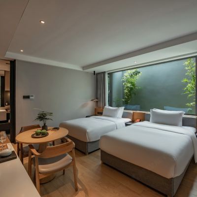 竹景雙床房（金可兒床墊+漢斯格雅衞浴+APPELLES洗護） 惠州雙月灣 · 檀舍TANHOUSE優惠