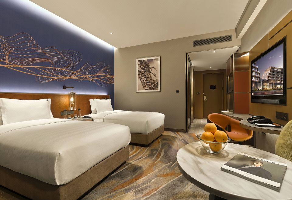 高層豪華海景雙床房