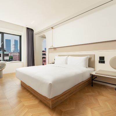 City·北市CBD景觀大床房 （全屋智能|開揚城景） AnanasPolaris安舍·佩樂裡飯店（欣都龍城北辰財富中心店）優惠