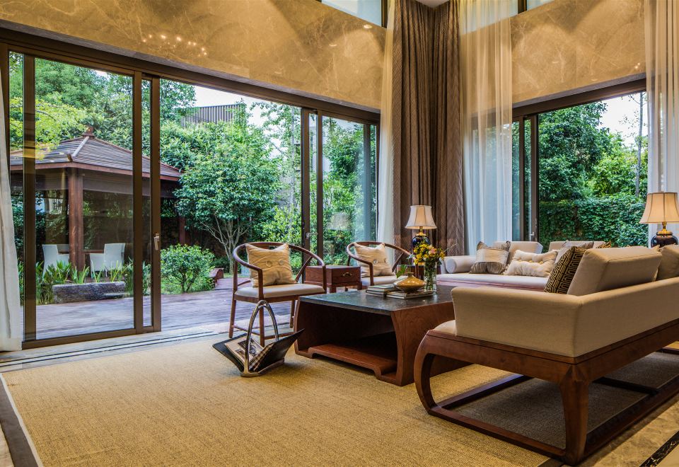 Shanshui Villa HotelShuiyin 4-Bedroom Holiday Villa (PrivateGarden + Mahjong + Tea Room + Rooftop Terrace)