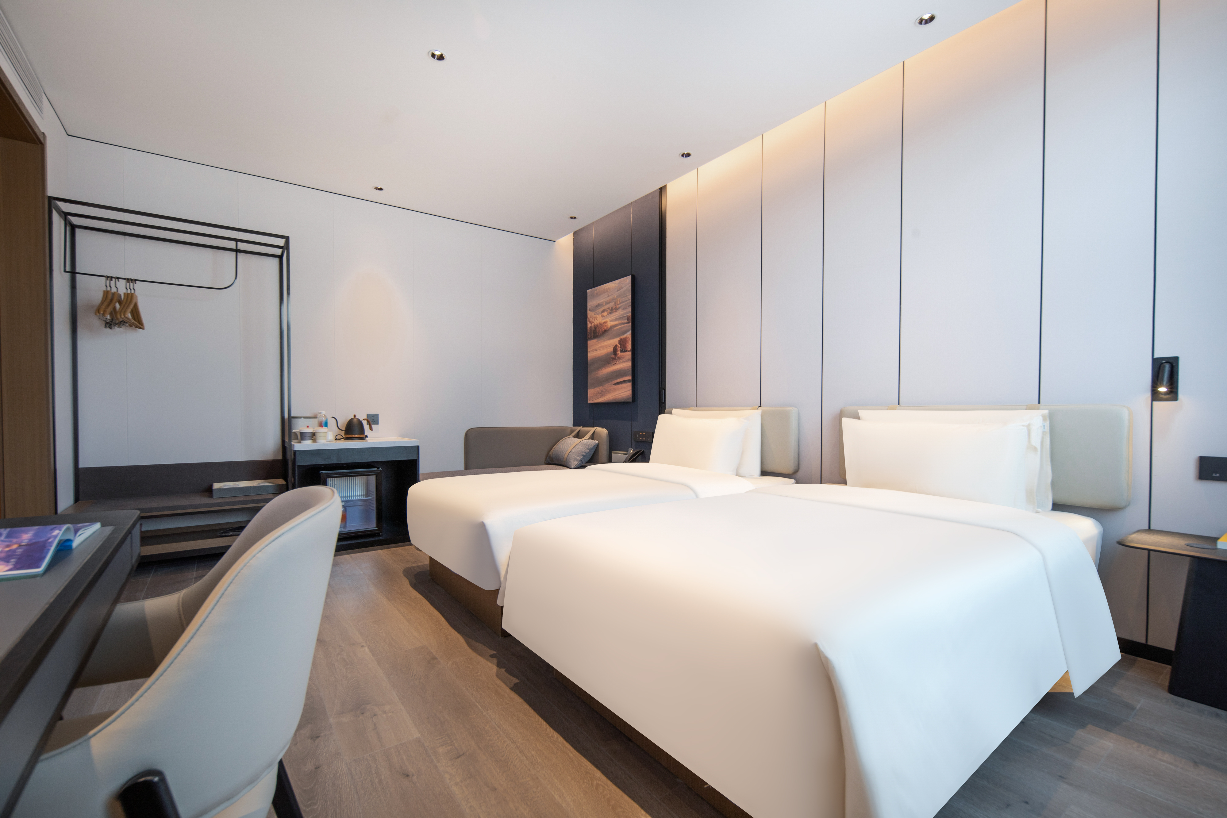 行政双床房（55寸投屏电视+迷你冰箱）