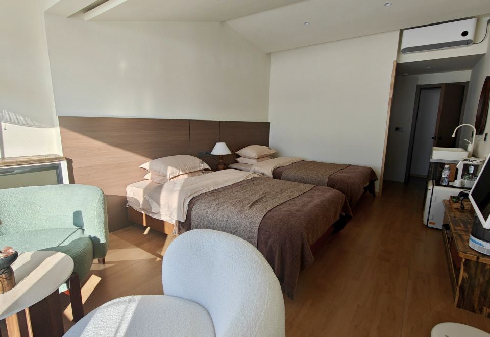 云逸·露台双床房（全屋智能+戴森加湿器+空调+冰吧）