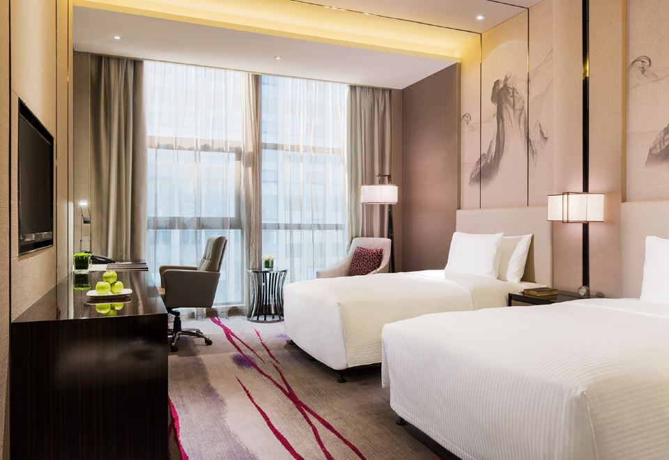 行政豪華雙床房（超大浴缸+高端品牌床墊+智能馬桶）