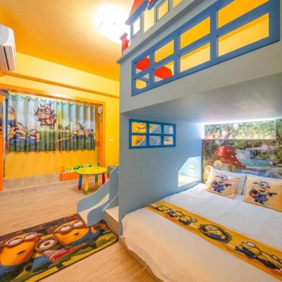 四人房附淋浴 涵天童話民宿優惠