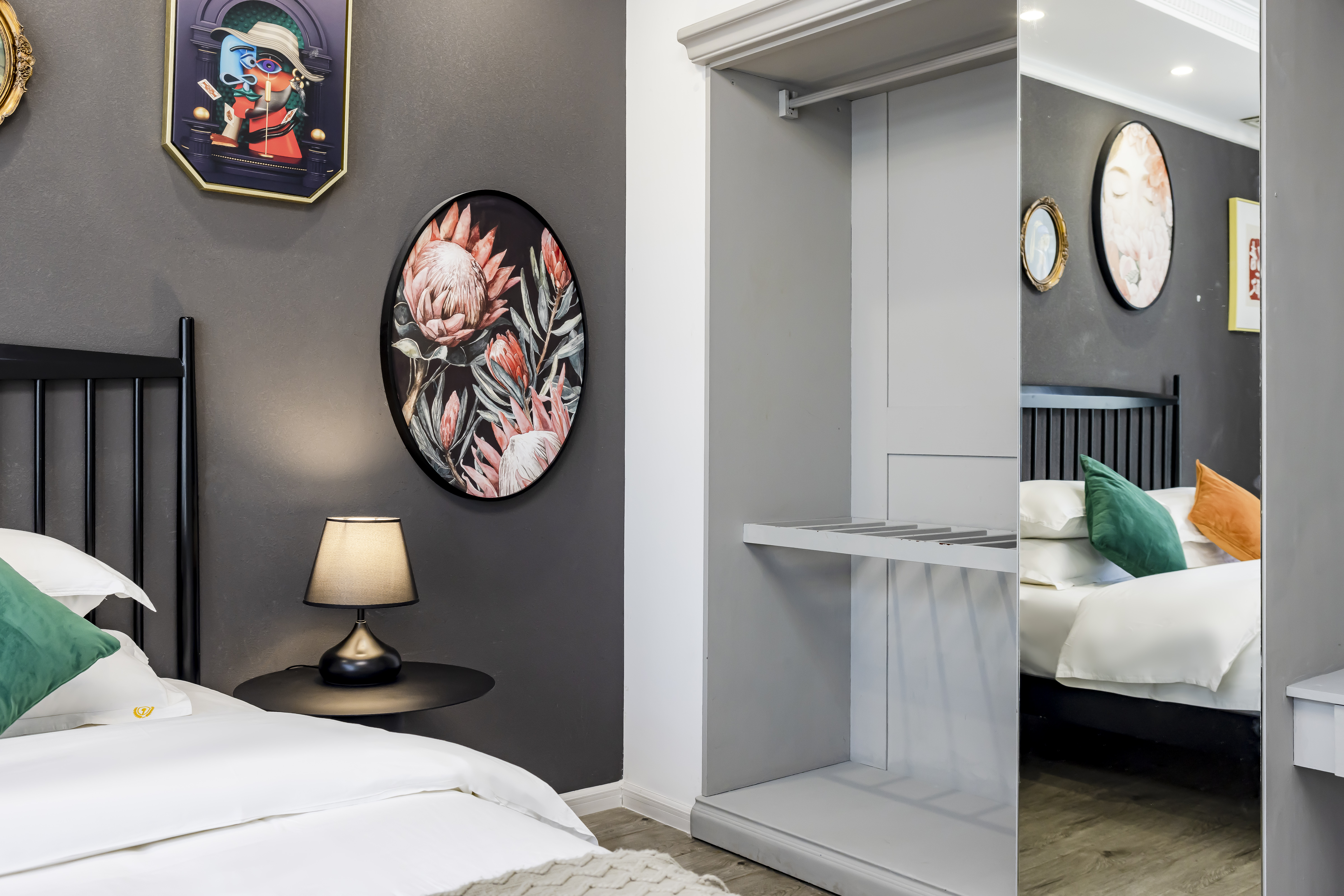 画境·轻奢大床房（全景玻璃|小壁炉）