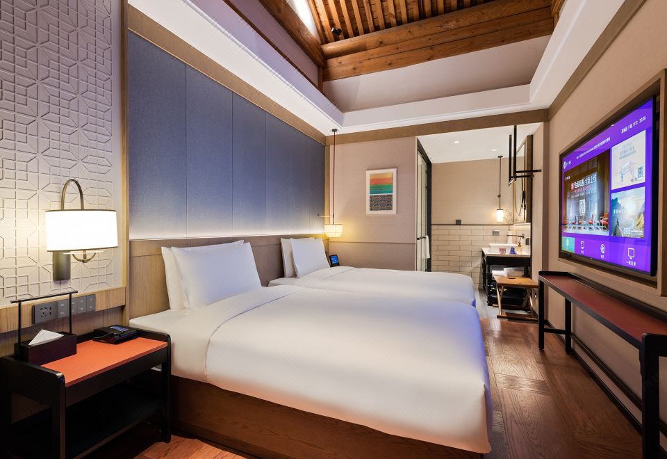 四合院-高級雙床房（全屋智能+百年歷史+古色古香）