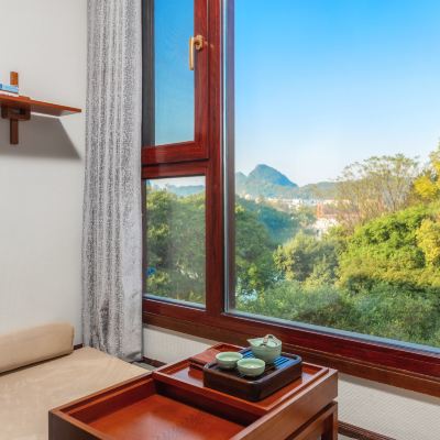 華涇·豪華山水大床房 桂林靜觀茗樓度假酒店優惠