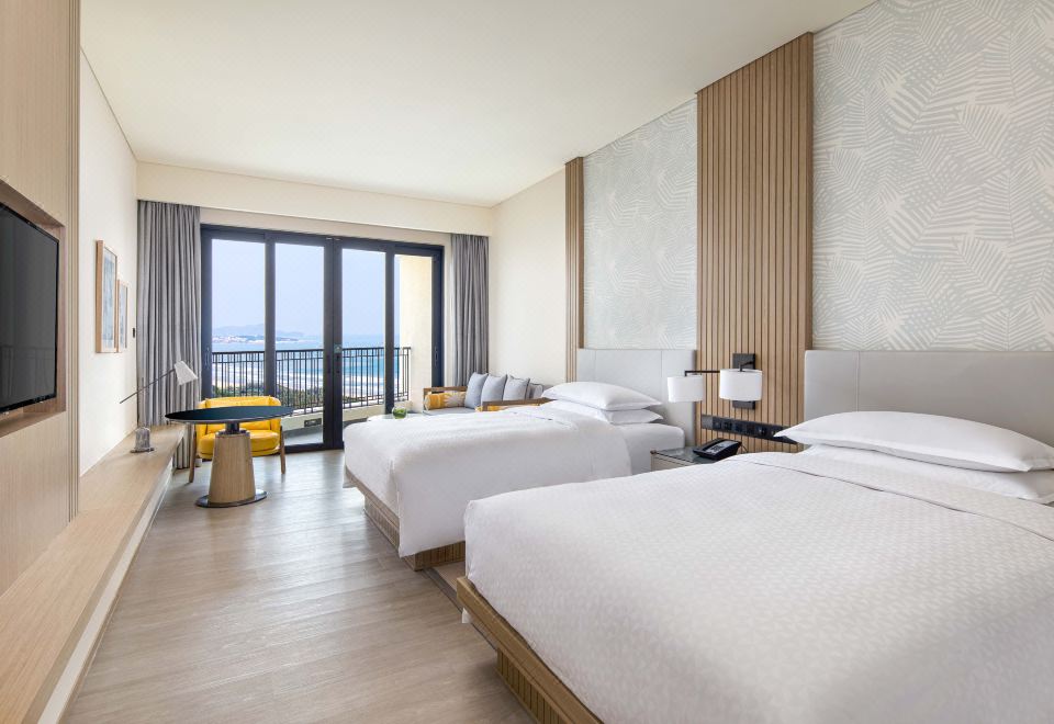 尊貴海景雙床房（高樓層側海景）