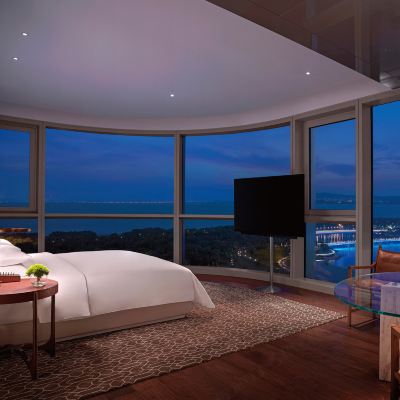 豪華全海景大床房「縱享人才公園灣景」 深圳灣安達仕酒店優惠