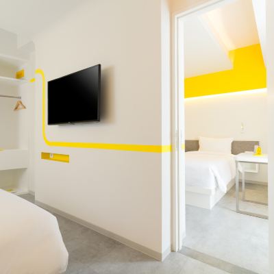 家庭套餐-耶洛房連通房 耶洛庫塔峇裡島海灘飯店優惠