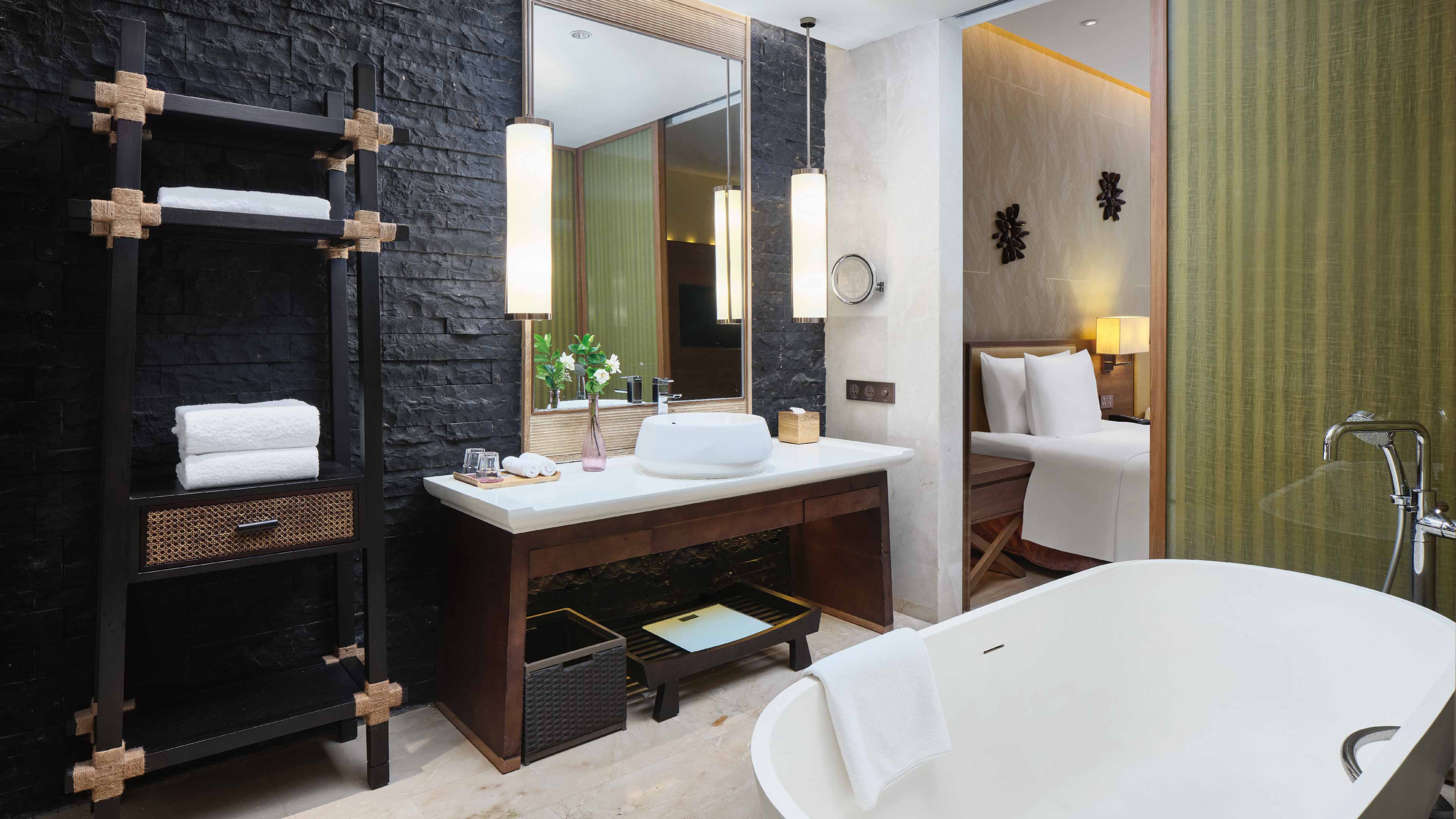 高级海景双床房