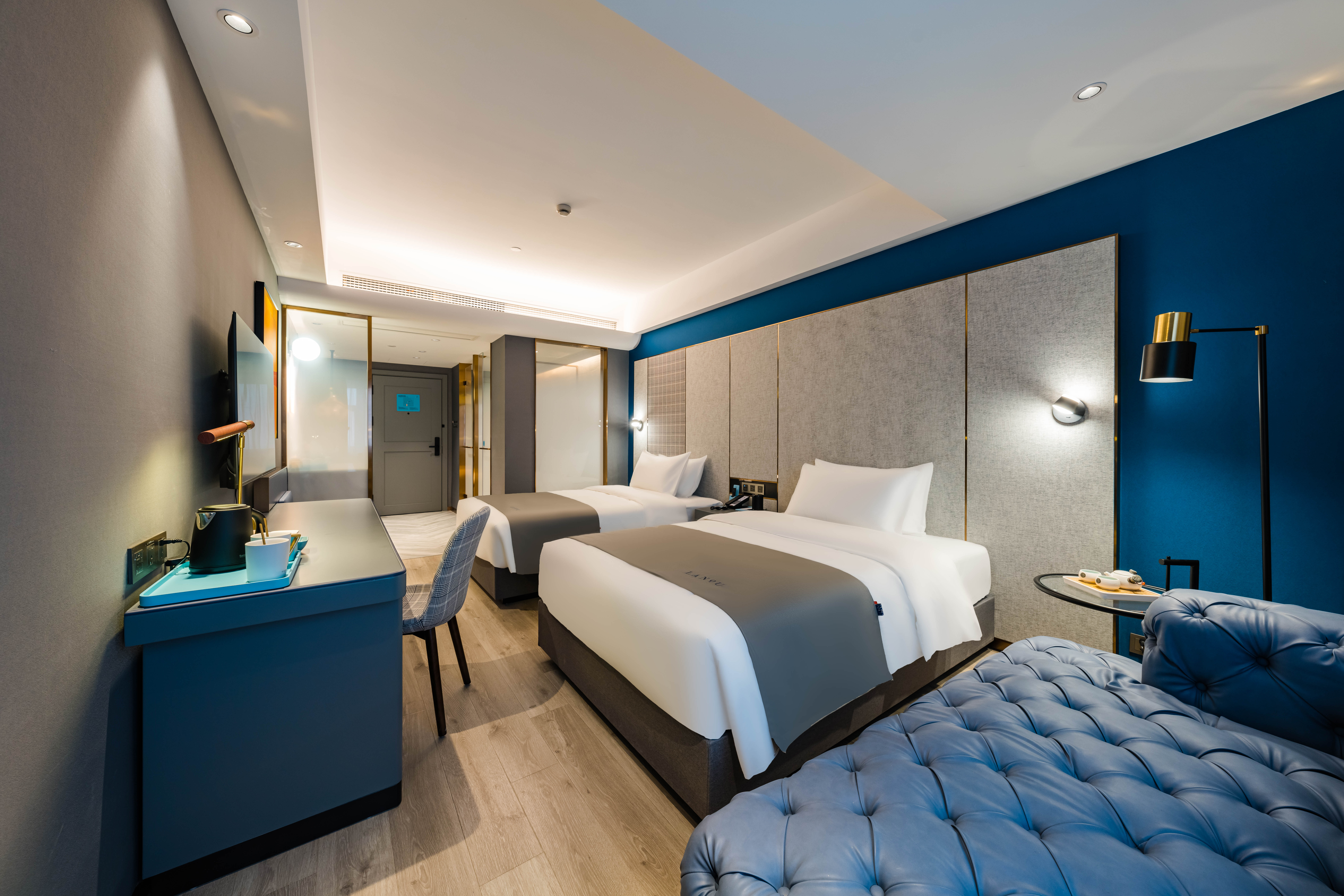 尊贵双床房（金可儿睡眠床垫+全屋智能+小冰箱）