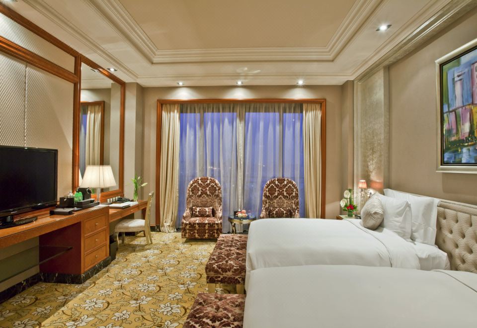 行政城景双床房