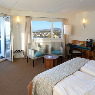 Panorama Room (balcony and lake view) Eurotel Montreux Promo Code