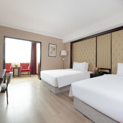 商務雙床房（手機投屏+小冰箱+浴袍+保險櫃） 上海共康美侖飯店優惠