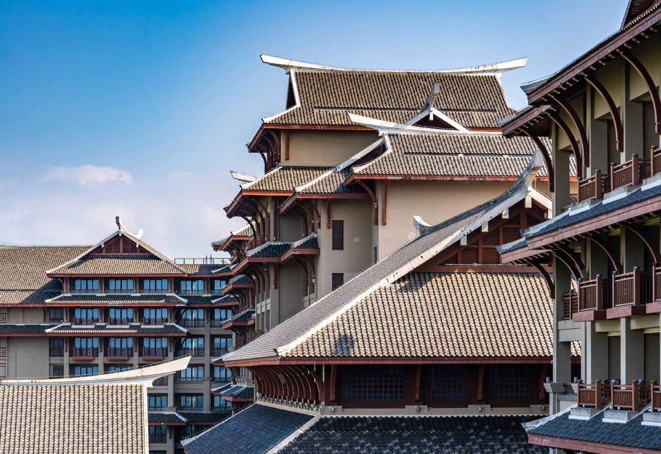 Haikou Marriott HotelFamily Sea-view Room - 1 Double Bed + 1 Single Bed