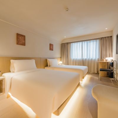 幾木雙床房（深睡枕PRO+小冰箱+手機投屏） 北京國貿CBD亞朵S飯店xFunsCenter優惠