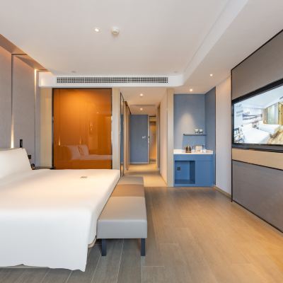 高級大床房 崑山長江北路寶裕廣場亞朵飯店優惠