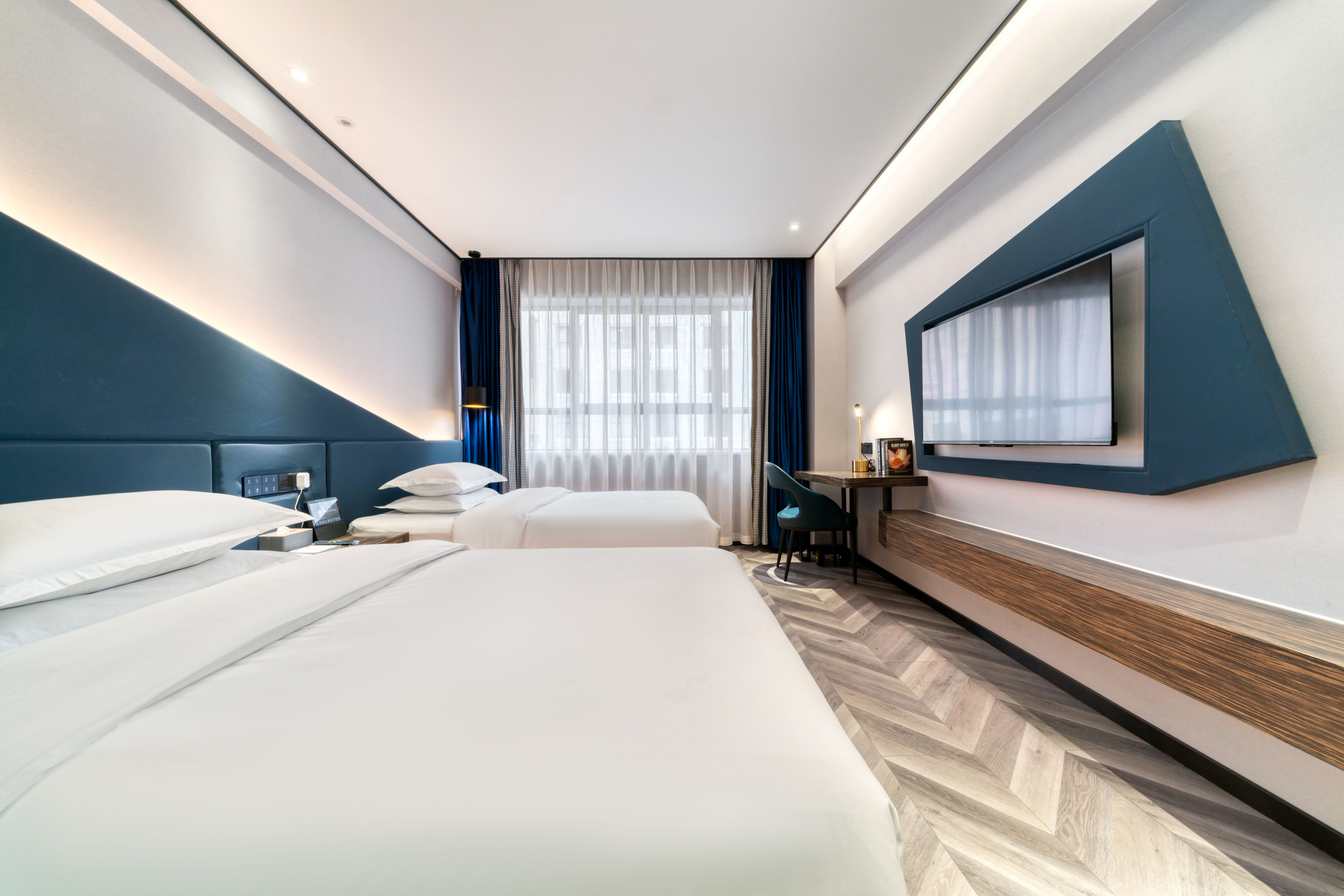 四季柔光雙床房（空調|智能客控）