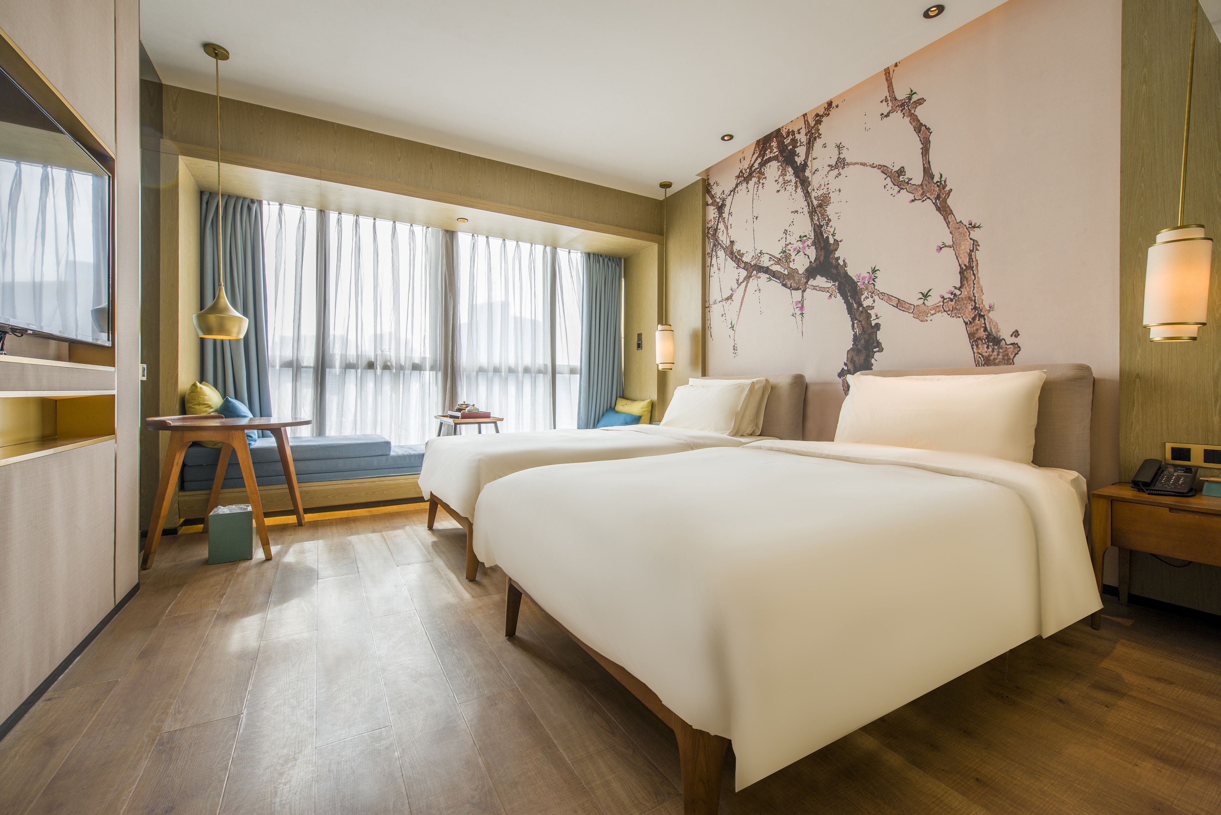 高级江景双床房