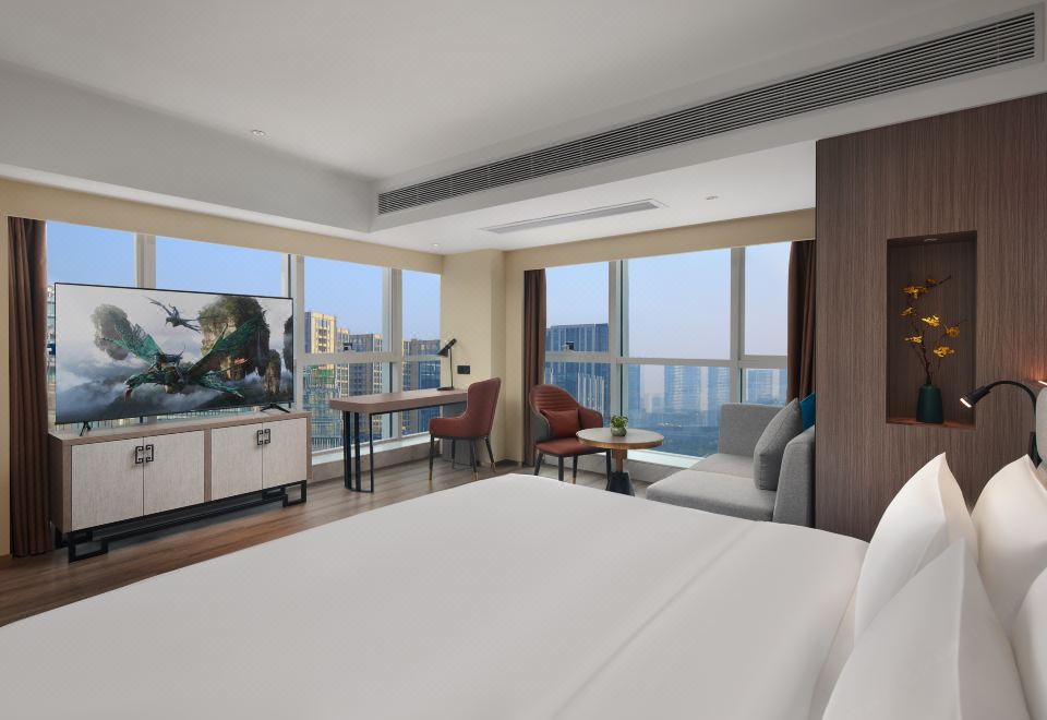 观景行政大床房（65寸可投屏+小冰箱＋加热毛巾杆）