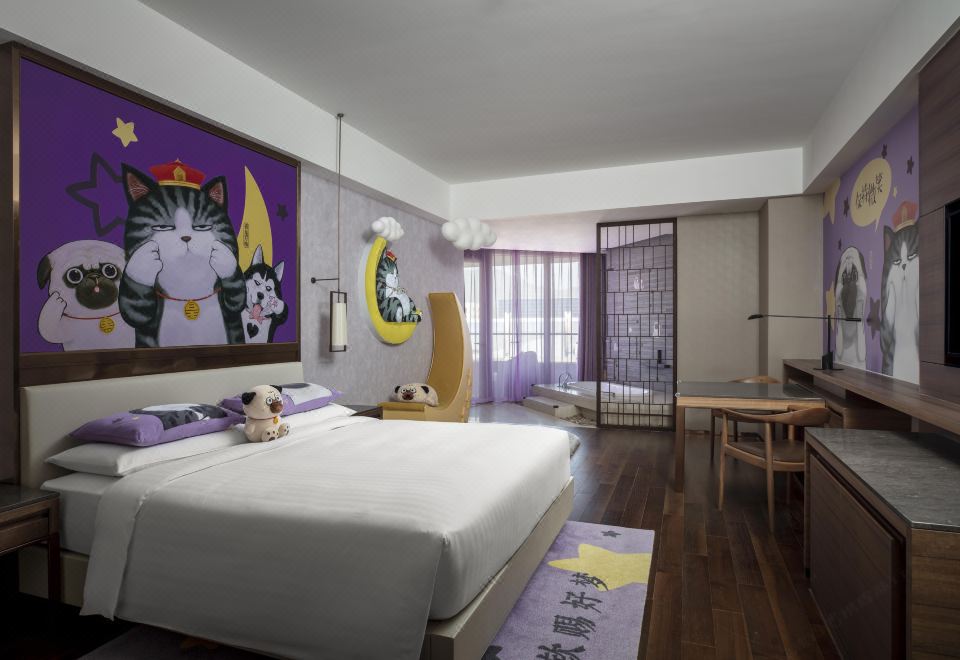 吾皇万睡主题阳台大床客房