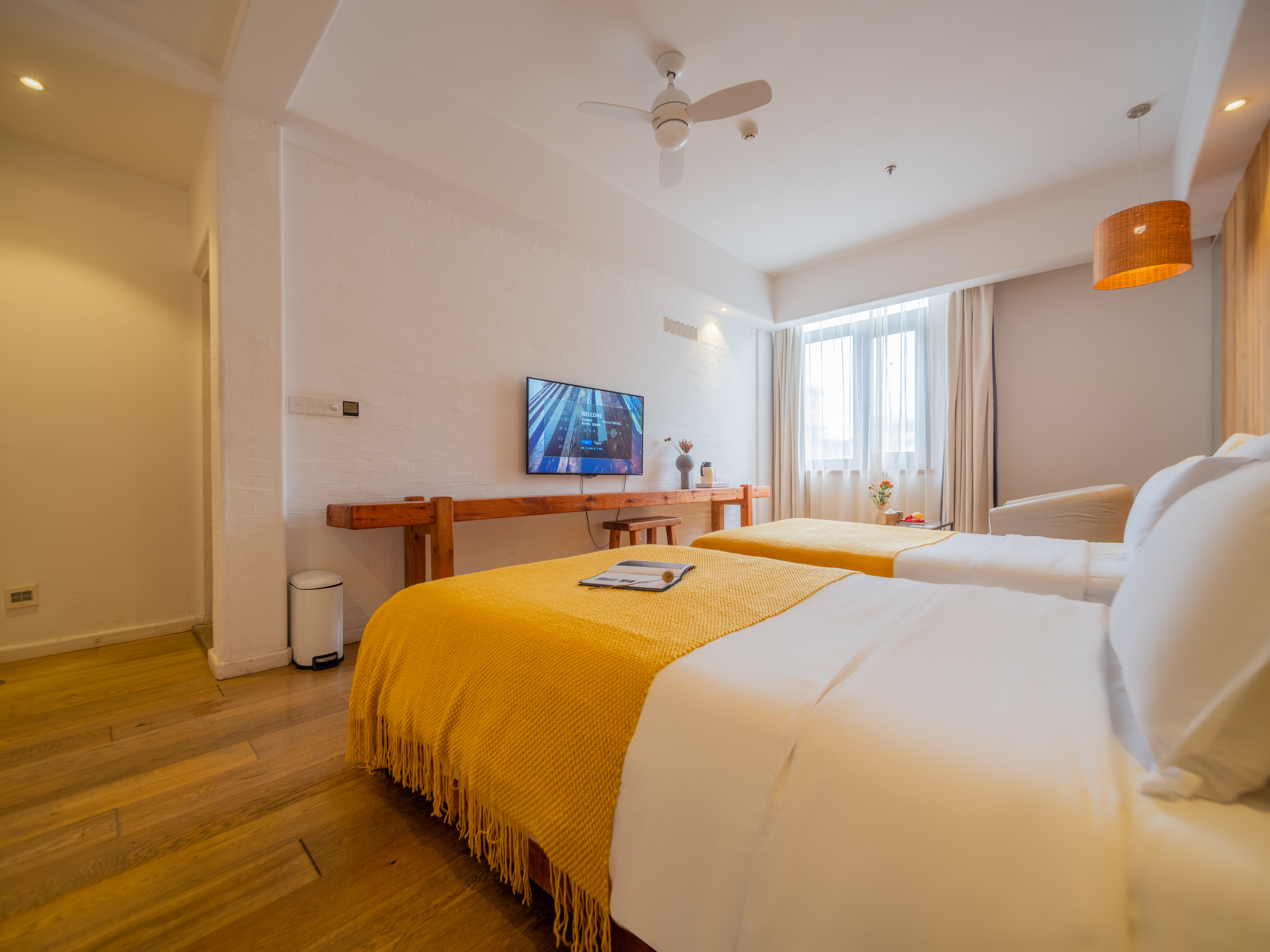 晴光满室?Sight零压双床房【乾湿分离+min冰箱】