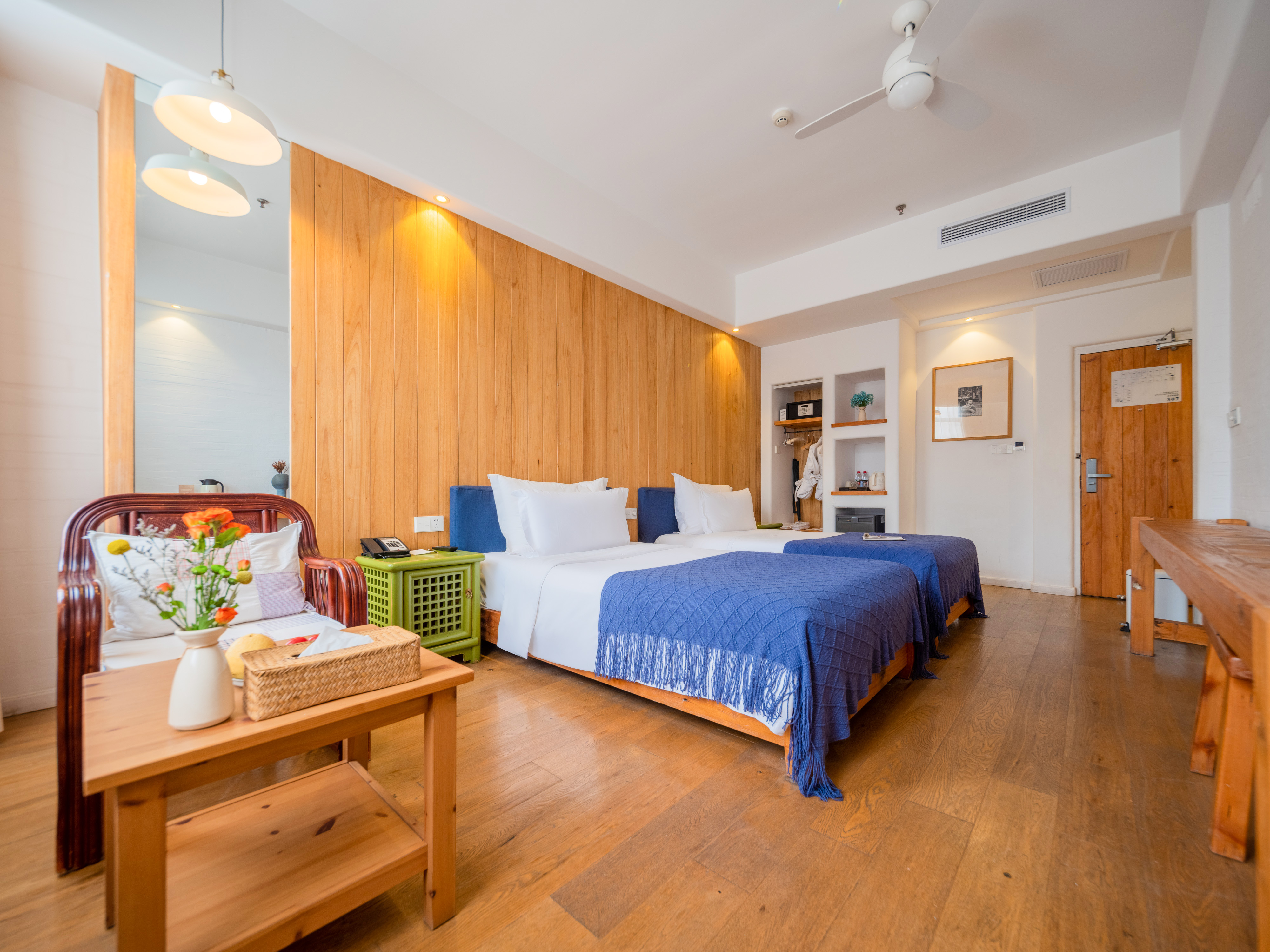 晴光满室?Sight零压双床房【乾湿分离+min冰箱】