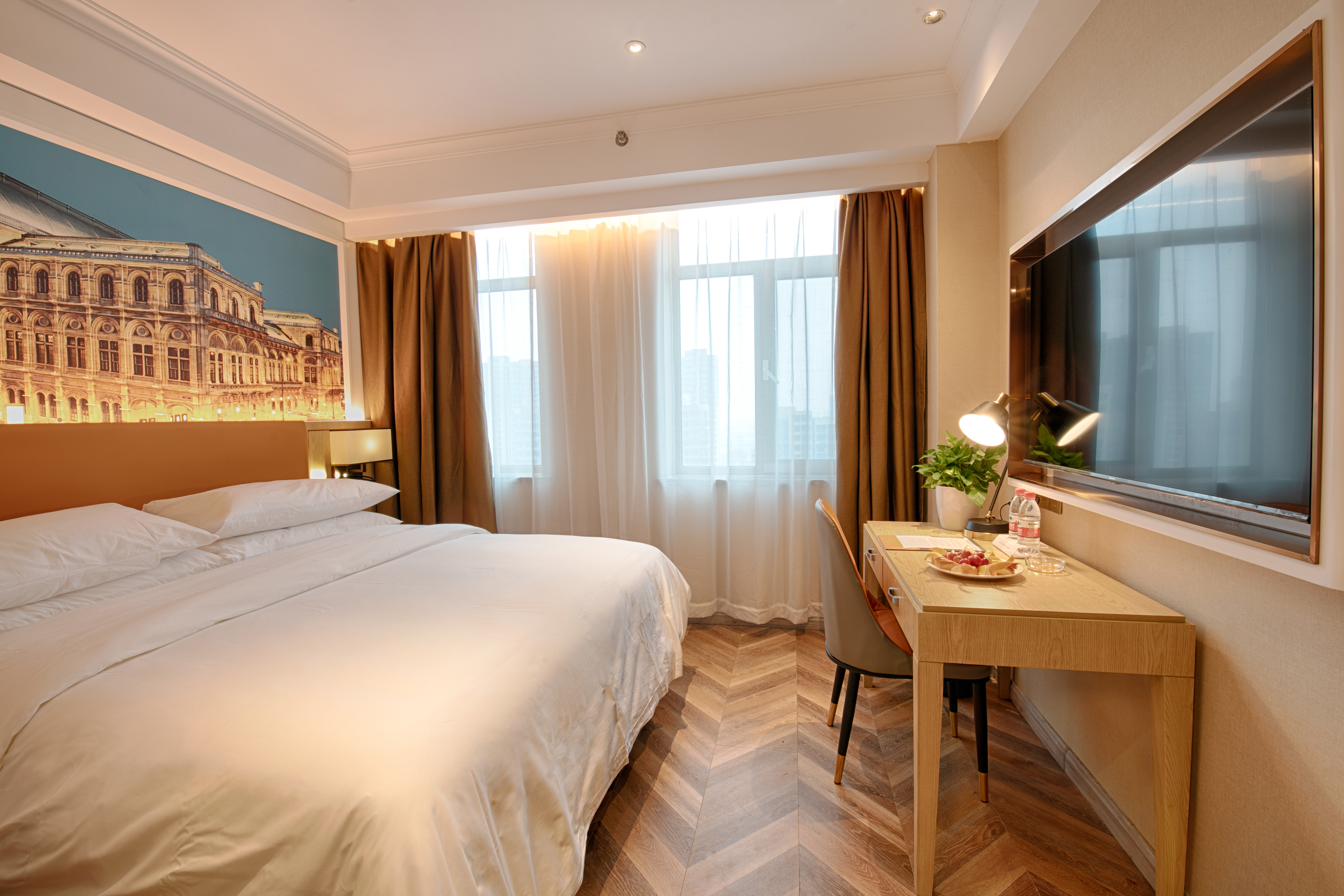 标准大床房【手机投屏+深睡床品】