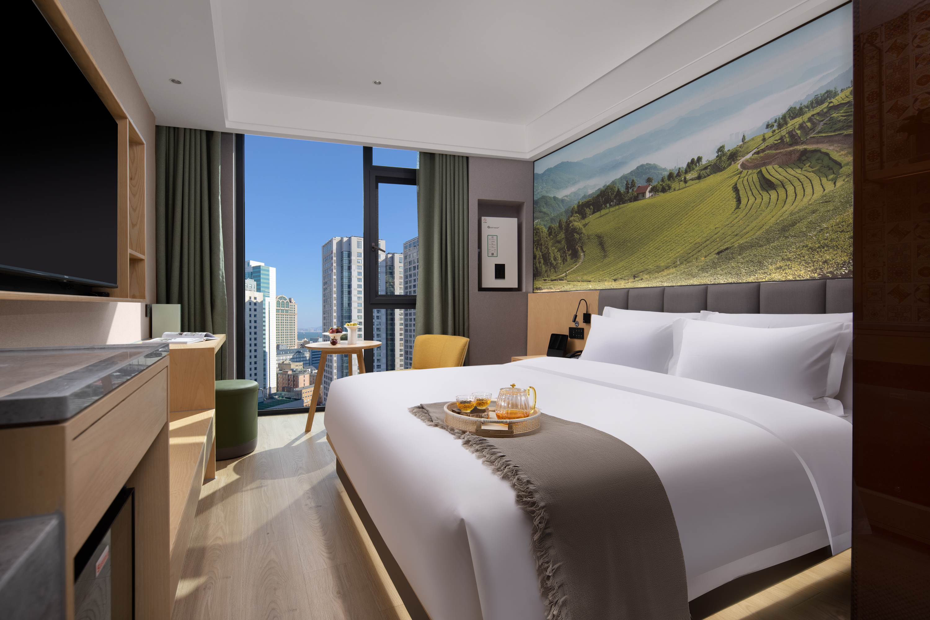 明星大床房（活氧新风系统丨乳胶床垫丨静谧安睡）