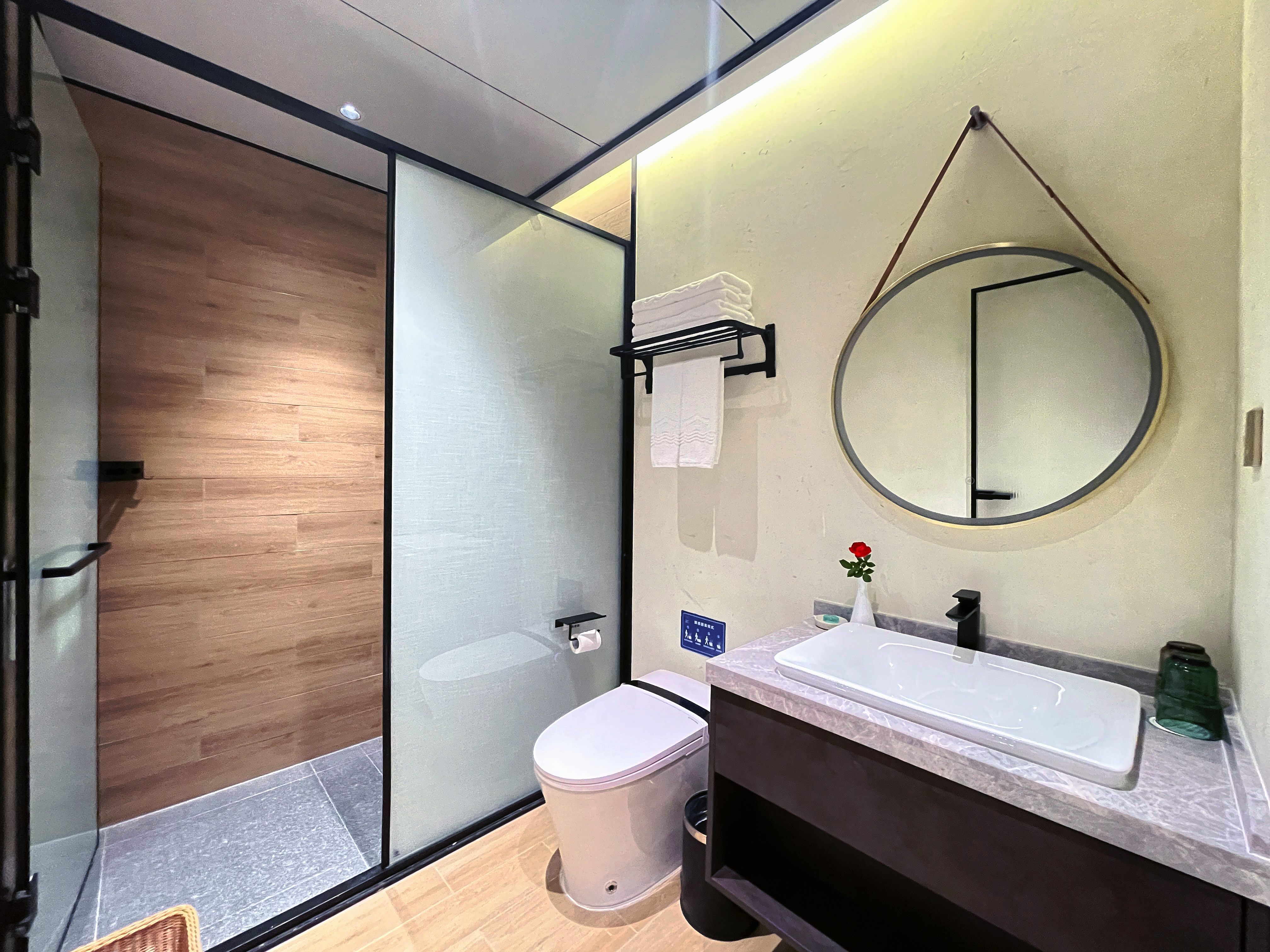 Xibaipo Baili Water Township竹逸居精品大床房