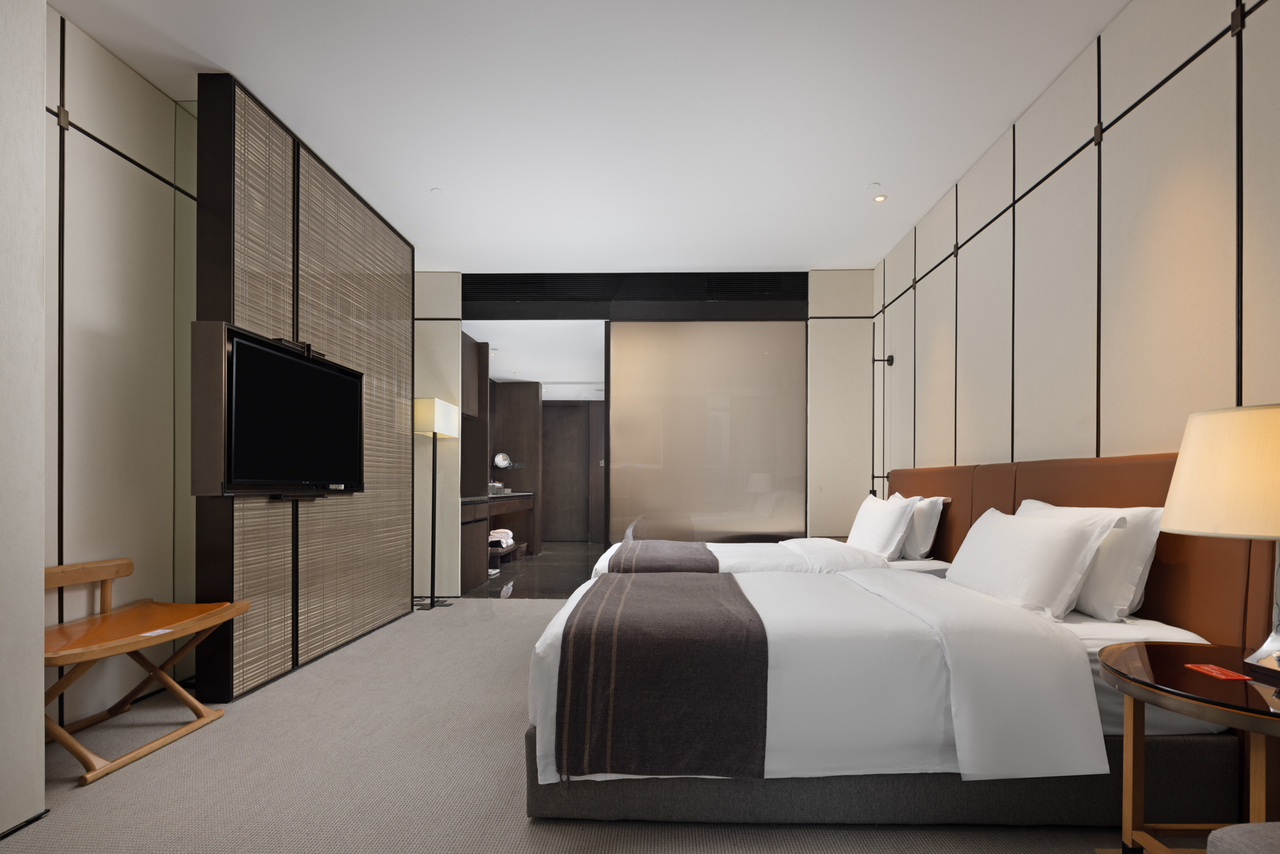 豪华双床房（金可儿床垫+浴缸+迷你冰箱）