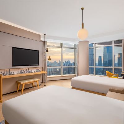 花園豪華雙床房 上海陸家嘴新梅希爾頓花園飯店優惠