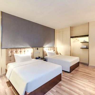 優享雙床房「親膚床品+舒適空間+靜謐好眠」 金碧悅飯店（廣州番禺長隆店）優惠