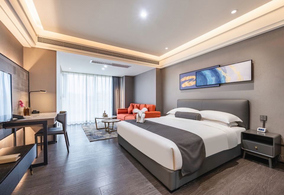 世御舒适大床公寓（洗衣机+冰箱+厨房）