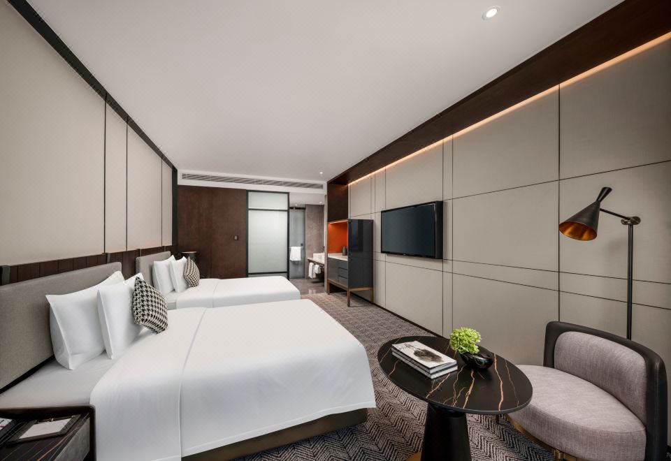 豪華市景雙床房