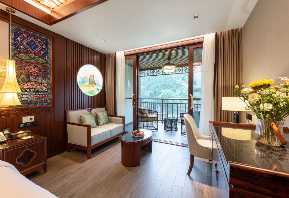 Mountain Fanjing Qixi Resort Grand Single Room - River-View (Floor Heating)