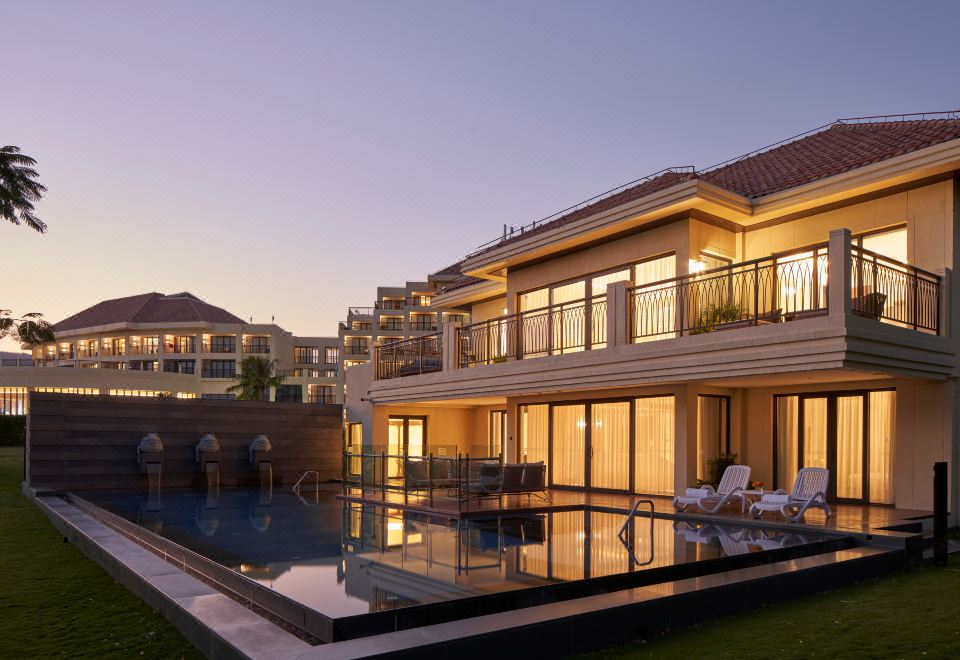 聆海三居别墅|多功能厅+棋牌室+KTV房+SPA房+恒温泳池