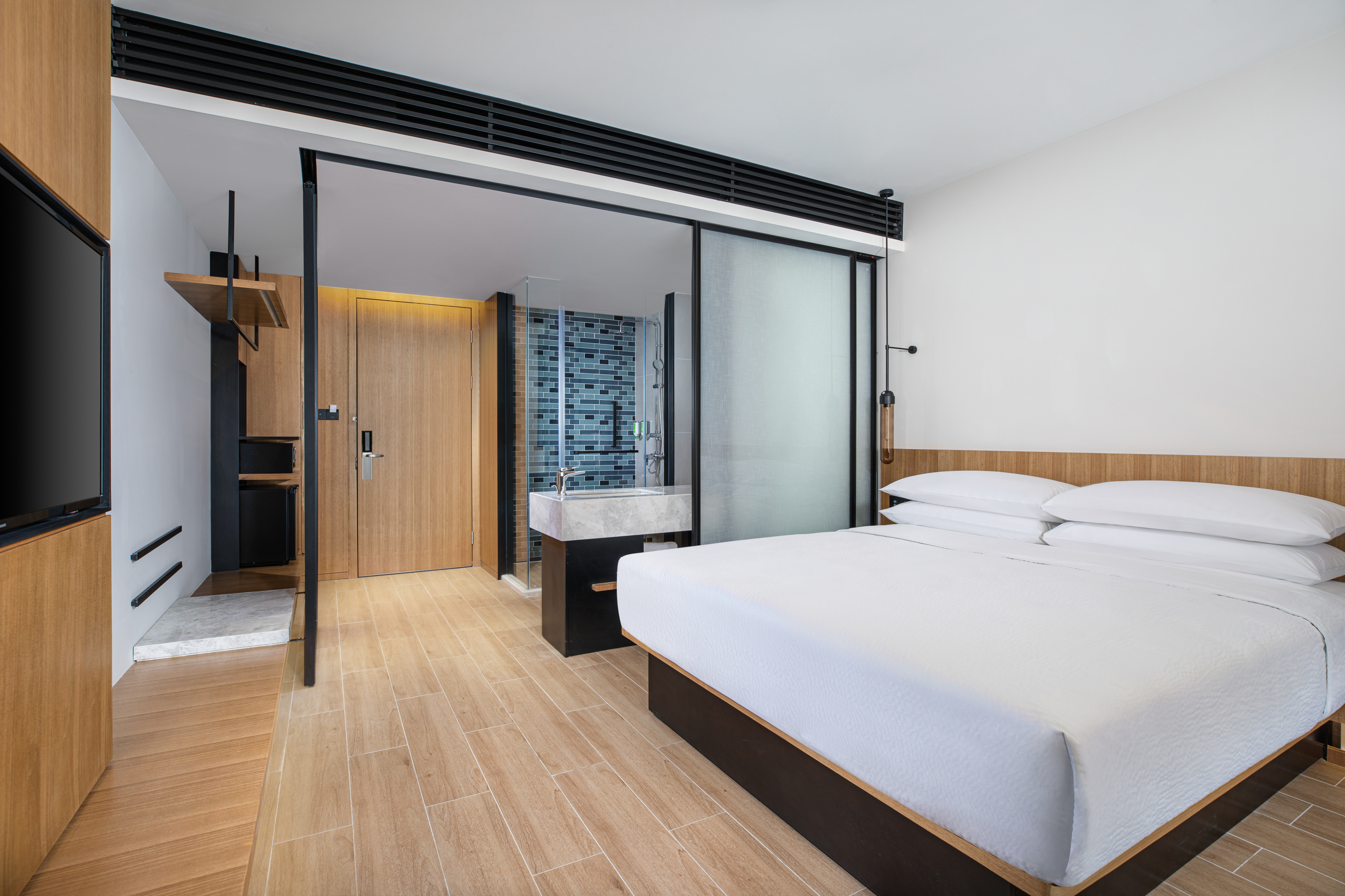 标准大床房（舒达Serta床垫、华夫格Waffle床品）