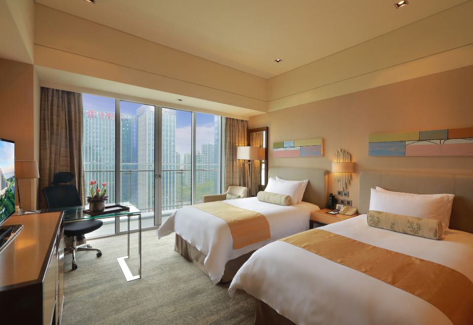 International Conference Center Hotel XiamenDeluxe Executive CBD View Twin Room With Balcony