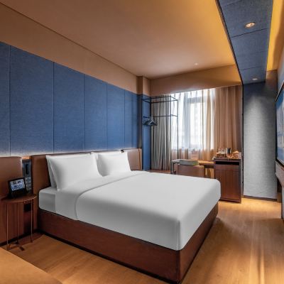 加州大床房（智能小度+小冰箱+電視投屏） 桔子飯店（廈門市政府店）優惠